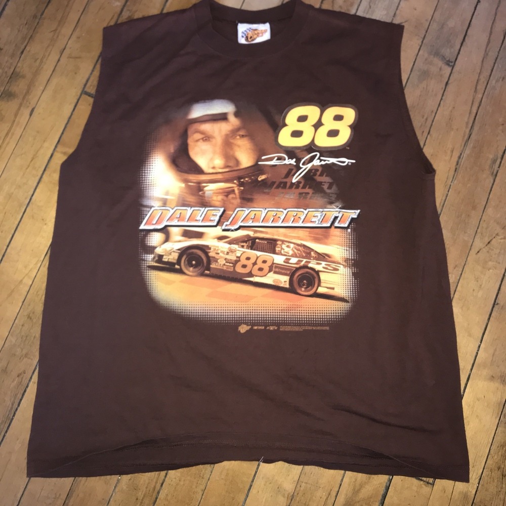 Dale Jarrett #88 Winners Circle XL Tank Top Brown‎